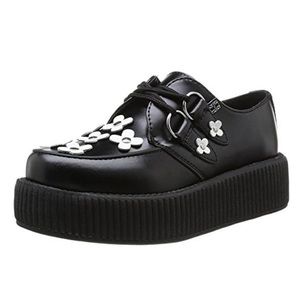 T.U.K. Daisy Round Toe Creeper SIZE 6